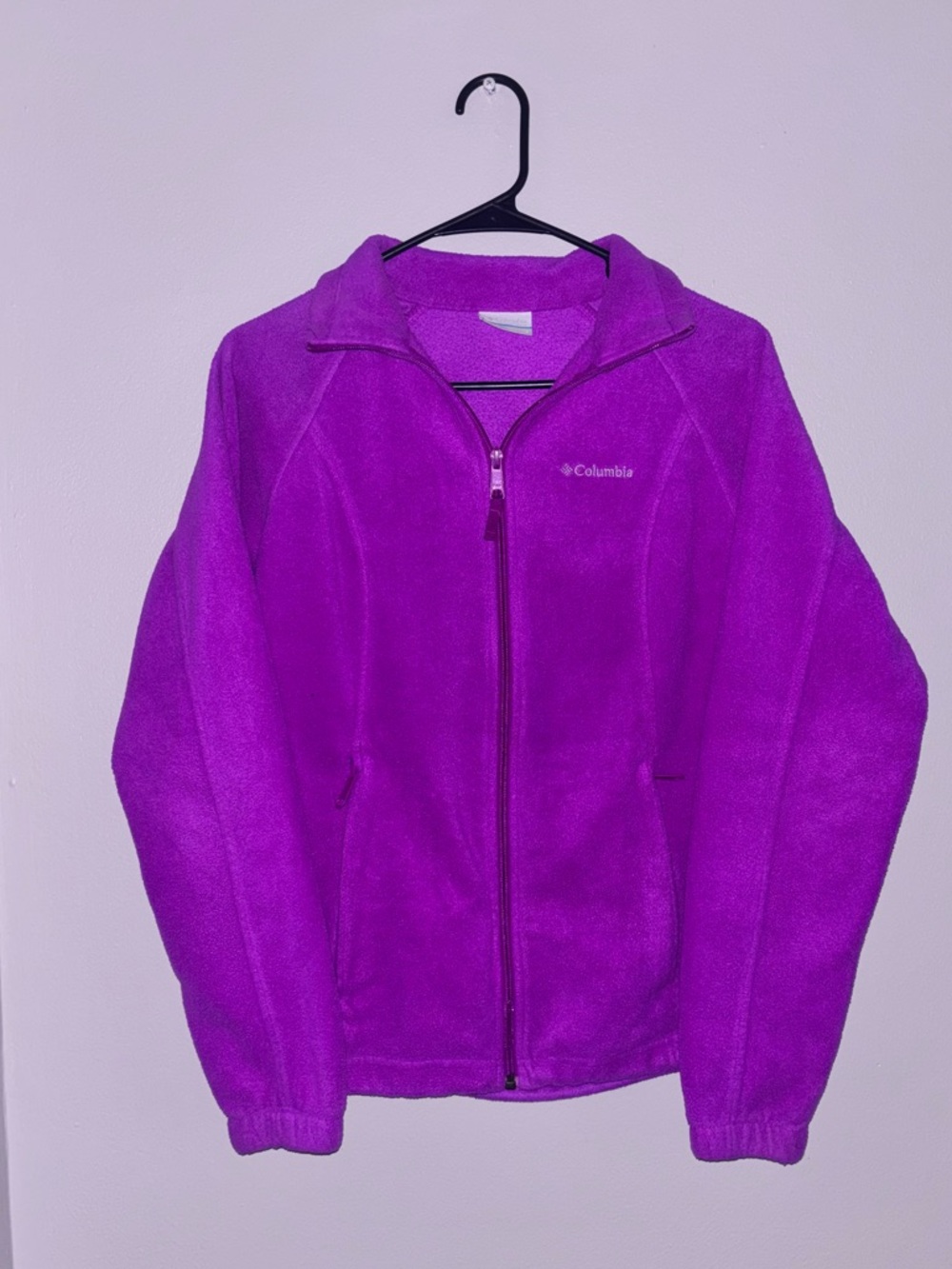 Columbia Purple Fleece Jacket - Small